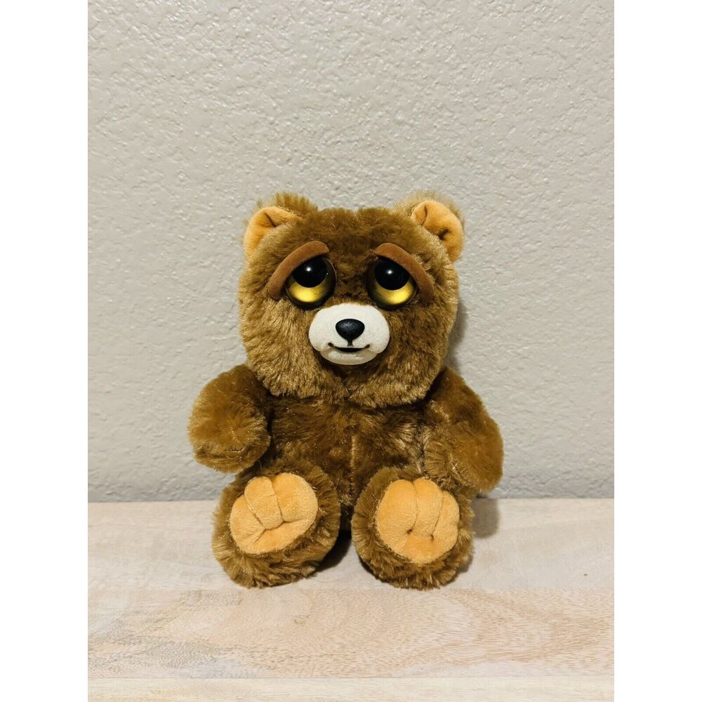 Feisty Pets Brown Grizzly Bear Plush 2015 “Sir Growls A Lot” Cute & Angry 9”